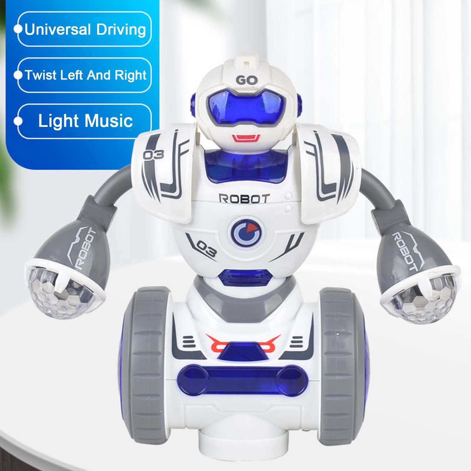 EQWLJWE Automatic Electric Dance Robot, Elecronic Robot Toy for Boys
