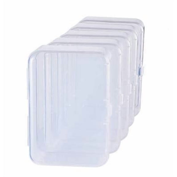 Rectangle Mini Clear Plastic Storage Containers with Lid
