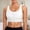 White, variant on Bikini Tops for Women Padded High Neck Sports Bra Adjustable Spaghetti Straps Swimwear Top Tankini Tops for Women