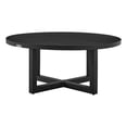 thumbnail image 1 of Armen Living Argiope Round Modern Aluminum Outdoor Patio Coffee Table in Black, 1 of 6
