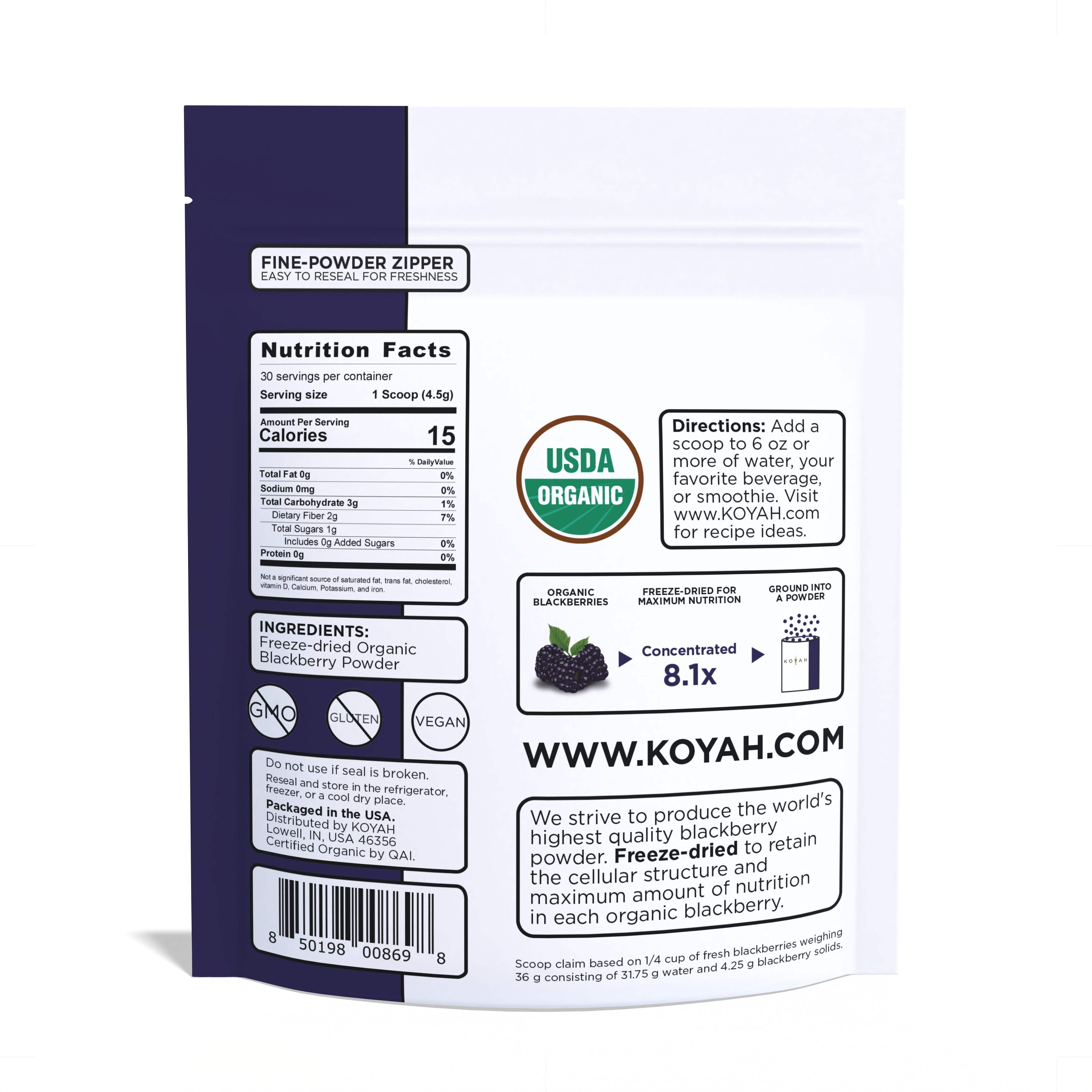 Organic Blackberry Powder