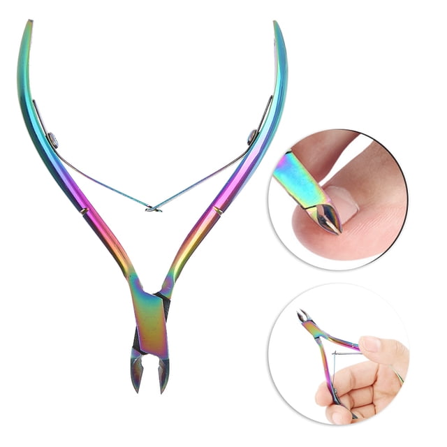 Nail Dead Skin Clipper, Colorful Trimmer Stainless Steel Nail Manicure Tool Pedicure Tool Trimmer Cutter Nipper Scissor Scraper