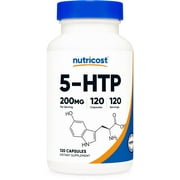 5-HTP, 200 mg, 120 Capsules, Nutricost