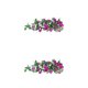 thumbnail image 4 of Bewildely Planta de flores artificiales rosas falsas hogar simulación colgante rosa de seda fiesta balcón jardín balcón sala de estar Type4 NO4, 4 of 6