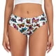 thumbnail image 1 of Fotbe Colorful Flying Butterflies Calzones Estampados para Mujer – Ropa Interior de Algodón, Cómoda, Suave y Elástica-4X-Large, 1 of 6