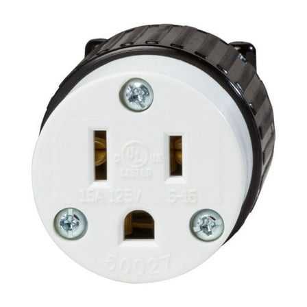 Southwire Cep Black/white 125V 15A 1 Phase Nema 5-15R Ug Connector