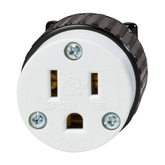 Southwire Cep Black/white 125V 15A 1 Phase Nema 5-15R Ug Connector