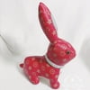 Lying rabbit diamond-encrusted rabbit bed doll couple wedding room bed couple decorations Tanabata Valentine's Day gift hi baby doll