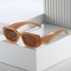 thumbnail image 3 of Gafas de sol cuadradas de moda con montura pequeña y distintivas en ángulo para mujer, gafas de baile de hip-hop, 3 of 5