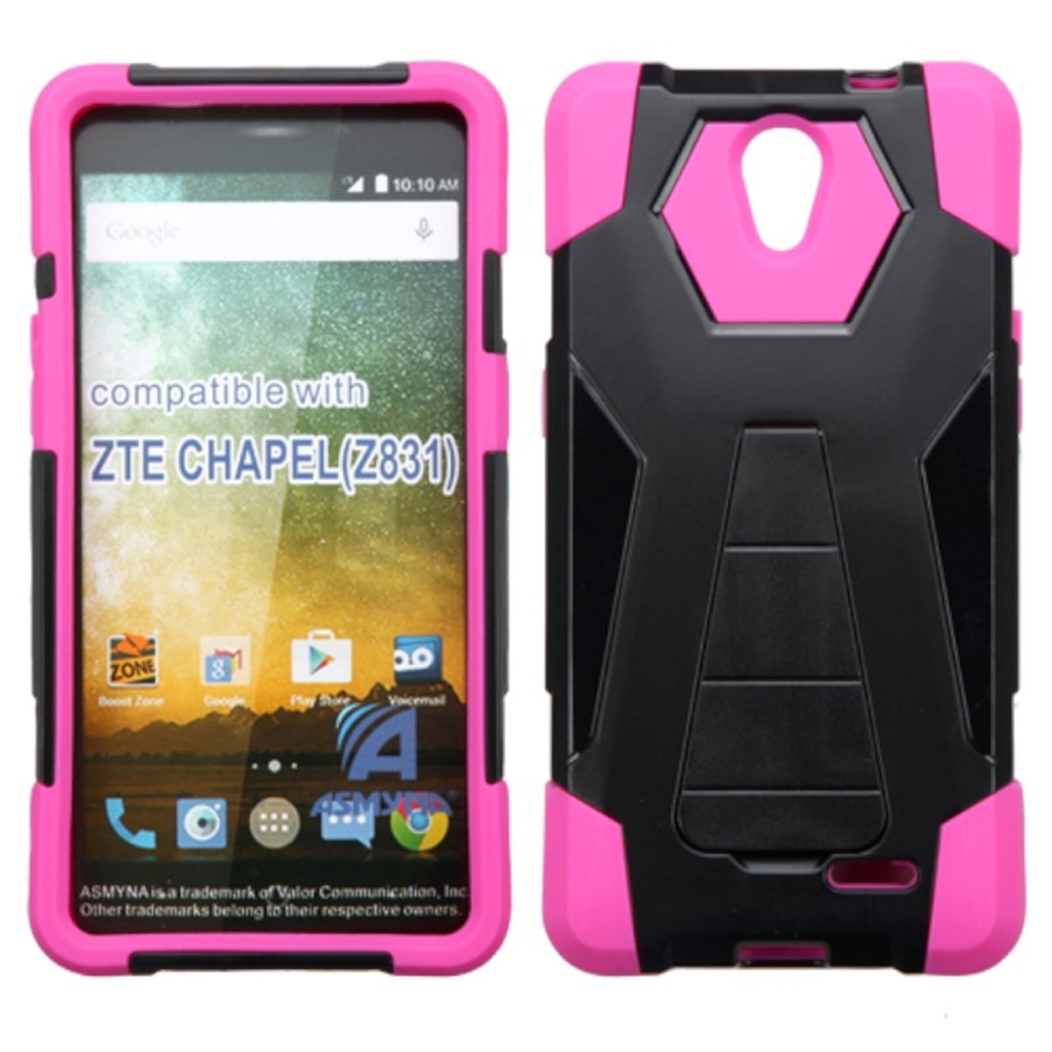 ZTE Chapel Phone Case, ZTE Chapel Case, by Insten Hard Hybrid Plastic