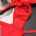 thumbnail image 4 of Women's Intimates Women'S Underpants Thong Panties Low Waist Lace Briefs Underwear,Red Women's Intimates, 4 of 6