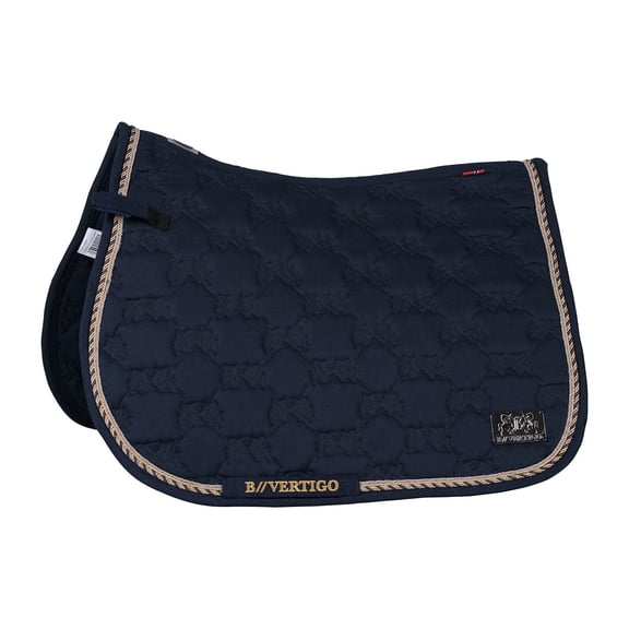 B Vertigo Monaco All Purpose Saddlepad - Dark Navy - Horse