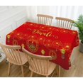 thumbnail image 2 of Happy Diwali Tablecloth India Festival of Lights Decoration Deepavali Party Supply Decor Kitchen Dining Room Table Cloth, 2 of 5