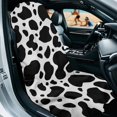 thumbnail image 3 of XYZCANDO Cow Print Stain Resistant Car Seat Cover Towel, Washable Sweatproof Non-Slip Seat Covers for SUVs Van, 3 of 11