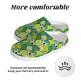 thumbnail image 6 of KLL Cartoon Koala Bear and Leaf Pattern Adult Unisex Cozy Slippers,Fuzzy Slip-on Slippers TPR Sole Slippers Comfort Plush Home Footwear for Indoor & Outdoor-37/38, 6 of 7