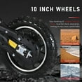 thumbnail image 3 of 49cc 2-Stroke Kids Dirt Bike, Mini Dirt Scooter Bike Pocket, Off Road Gas Power Mini Pocket Motorcycle with Front Rear Disc Brakes, Pocket Gas Motorbike, Racing Max Speed 40km/H, 3 of 10
