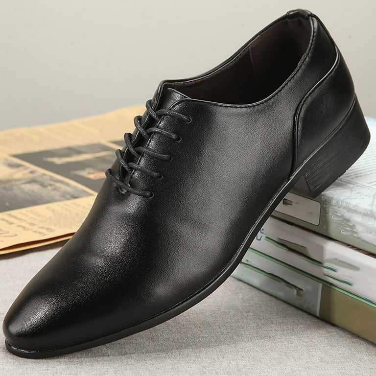 Mens wide toe dress shoes best sale