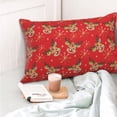thumbnail image 4 of Fotbe Christmas With Cute Deer Funda de Almohada Decorativa Estilo Occidental, Lujo en Algodón, Fundas para Almohadas King, Cojín Estampado para Decoración del Hogar-20"x30", 4 of 6
