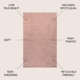 thumbnail image 2 of JONATHAN Y SUPERSOFT 10 x 14 Area Rug, Haze - Pink, SEU100P-14, 2 of 3