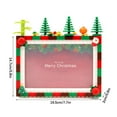 thumbnail image 2 of Christmas Building Blocks Picture Display Holder Hand Assembled For Child 6 7 Inch Home Decoration DIY Photo Frame, 2 of 11