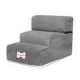 thumbnail image 6 of 3-Step Dog Stairs - Removable Cover, Non- Mesh & Lightweight - Pet Ladder for Small Dogs, 6 of 8