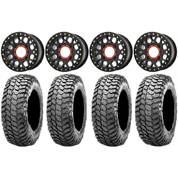 KS235 Grenade Beadlock 14" Wheels 28" Liberty Tires Polaris RZR XP 1000 / PRO XP / Ranger XP 900/1000