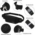 thumbnail image 5 of Large Crossbody Fanny Pack for Women Men Belt Bag With 4-Zipper Pockets for Travel Running Hiking Workout Dog Walking Outdoors Sport Fishing Waist Pack Bag Carrying All Phones, 5 of 5