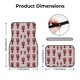 thumbnail image 5 of Balery Red Lobster With Claws Juego de 4 Alfombrillas para Auto, Revestimientos de Caucho Resistente, Diseño Antideslizante, 5 of 7