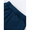 thumbnail image 6 of Kucnuzki 2T Toddler Boy Summer Outfits Shorts Sets 3T Short Sleeve Basic Color-Blocked T-Shirt Tops WalkShorts 2PCS Set Blue, 6 of 7