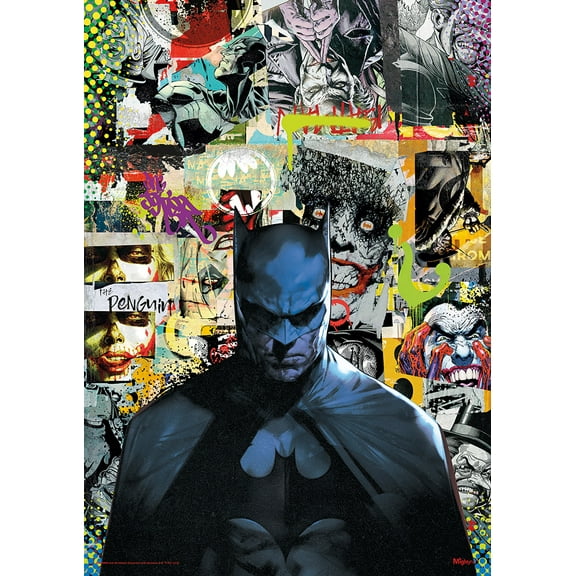 DC Comics (Batman - Collage of Enemies) MightyPrint™ Wall Art