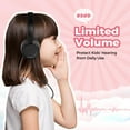 thumbnail image 6 of Lufia Kids Headphones with 85dB Volume Limited, in-line HD Mic, Audio Sharing, Foldable Toddler Headphones, Adjustable, Children Headphones Over-Ear for School Travel, Blue, 6 of 7