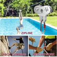 thumbnail image 5 of Zipline Pulley, 304 Stainless Steel Tandem Speed Double Pulley with Carabiner and Handle for 1/4 5/16 3/8 Cable Backyard Zipline, Hauling, Rigging and Commercial Purposes, 5 of 7