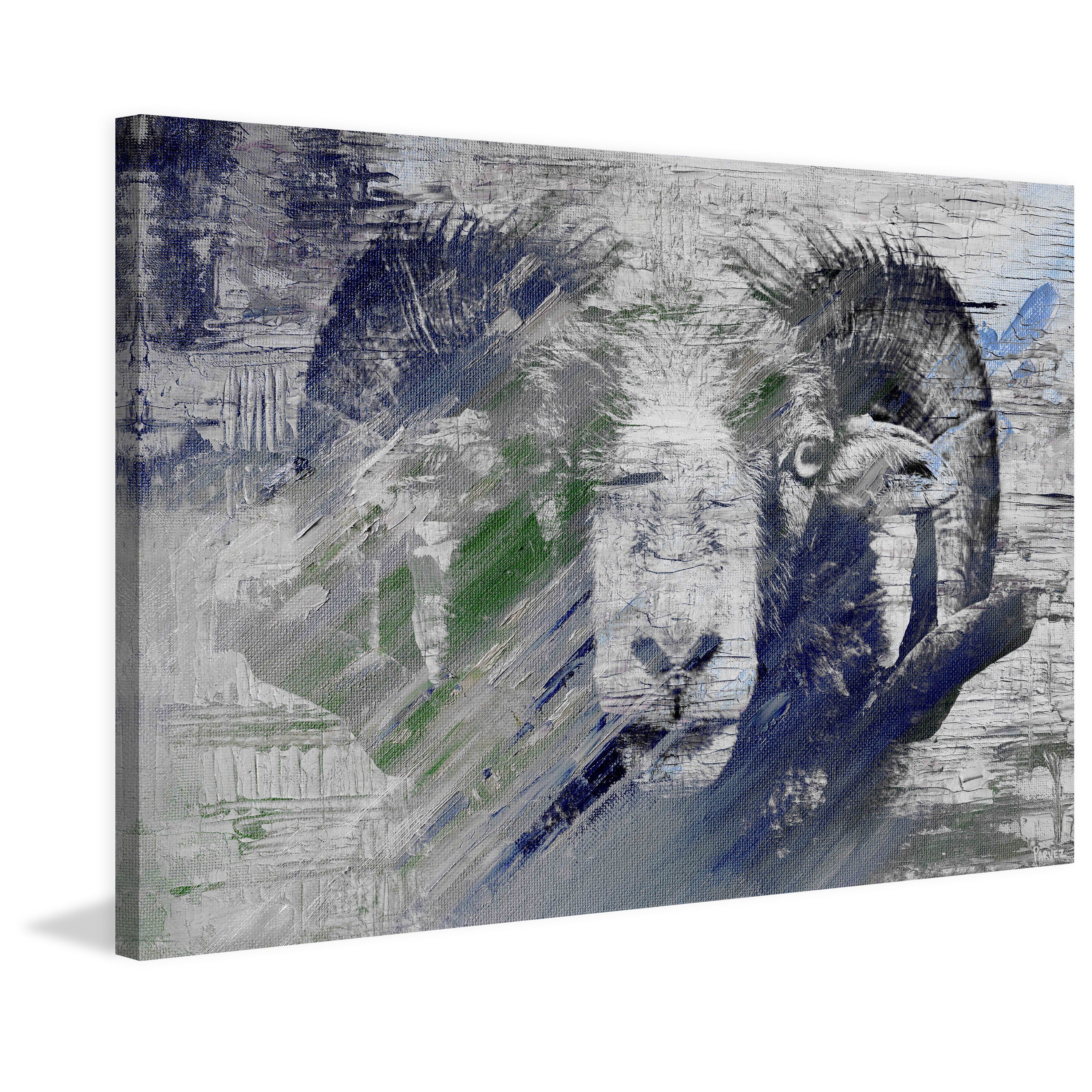 "Ram in Charge" Painting Print on Wrapped Canvas