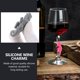 thumbnail image 4 of FOMIYES 12Ud Etiquetas Para De Vino En Silicona Con Para Reuniones Sociales, 4 of 8