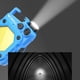 thumbnail image 2 of USB trabajo LED COB llavero linterna doble fuente de luz luz 6 modos azul Hugtrwg Para estrenar, 2 of 6