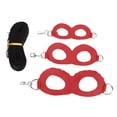 thumbnail image 3 of Pet Traction Rope, Artificial Leather Hamster Harness Nylon Webbing Easy To Wear  for Small Medium Large Rats Black,Red,Coffee, 3 of 8