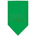 thumbnail image 1 of Fleur Tropicale Strass Bandana Vert Émeraude Petit, 1 of 1