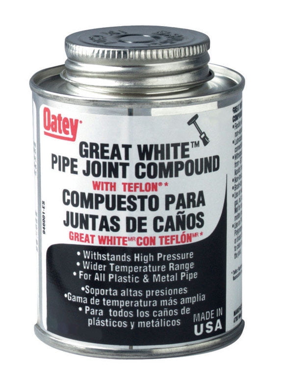 Oatey Great White White Pipe Joint Compound 8 oz.