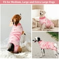 thumbnail image 7 of DENTRUN Dog Surgery Recovery Suit, Dog Onesie After Surgery Breathable Abdominal Wound Skin Diseases Protector, Cone Collar Alternative, Anti Licking Professional Surgical Recovery Costume, 7 of 7