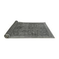 thumbnail image 2 of Ahgly Company Indoor Round Oriental Gray Modern Area Rugs, 6' Round, 2 of 4