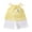 Yellow, variant on Baby Girls Tank Girls Summer Clothes 2 Piece Cute Outfits Cami Tank Top and Shorts Sets for Kid Casual, Beach 6-24M 3-8Y(Green,3-4 Years)