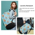 thumbnail image 6 of RMDQTR Durable Large Laundry Backpack with Drawstring Closure Ideal for Laundry Trips,Travel&Camping Little Mermaids and Seashells, 6 of 7