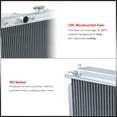 thumbnail image 3 of AJP Distributors Replacement Upgrade Dual Core 2 Row Aluminum Cooling Radiator For Honda Accord / Prelude 2.2L Manual Transmission M/T 1994 1995 1996 1997 1998 1999 2001 94 95 96 97 98 99 00 01, 3 of 7