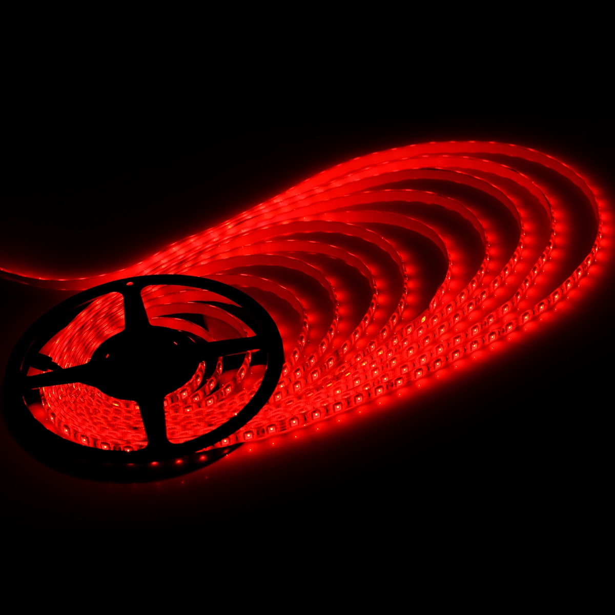 SUPERNIGHT 10M RGB Flexible 32.8ft 600LEDs SMD 5050 LED Strip Light IP65 Waterproof + 24V 44-Key IR Controlller + DC 24V 5A Power Adapter
