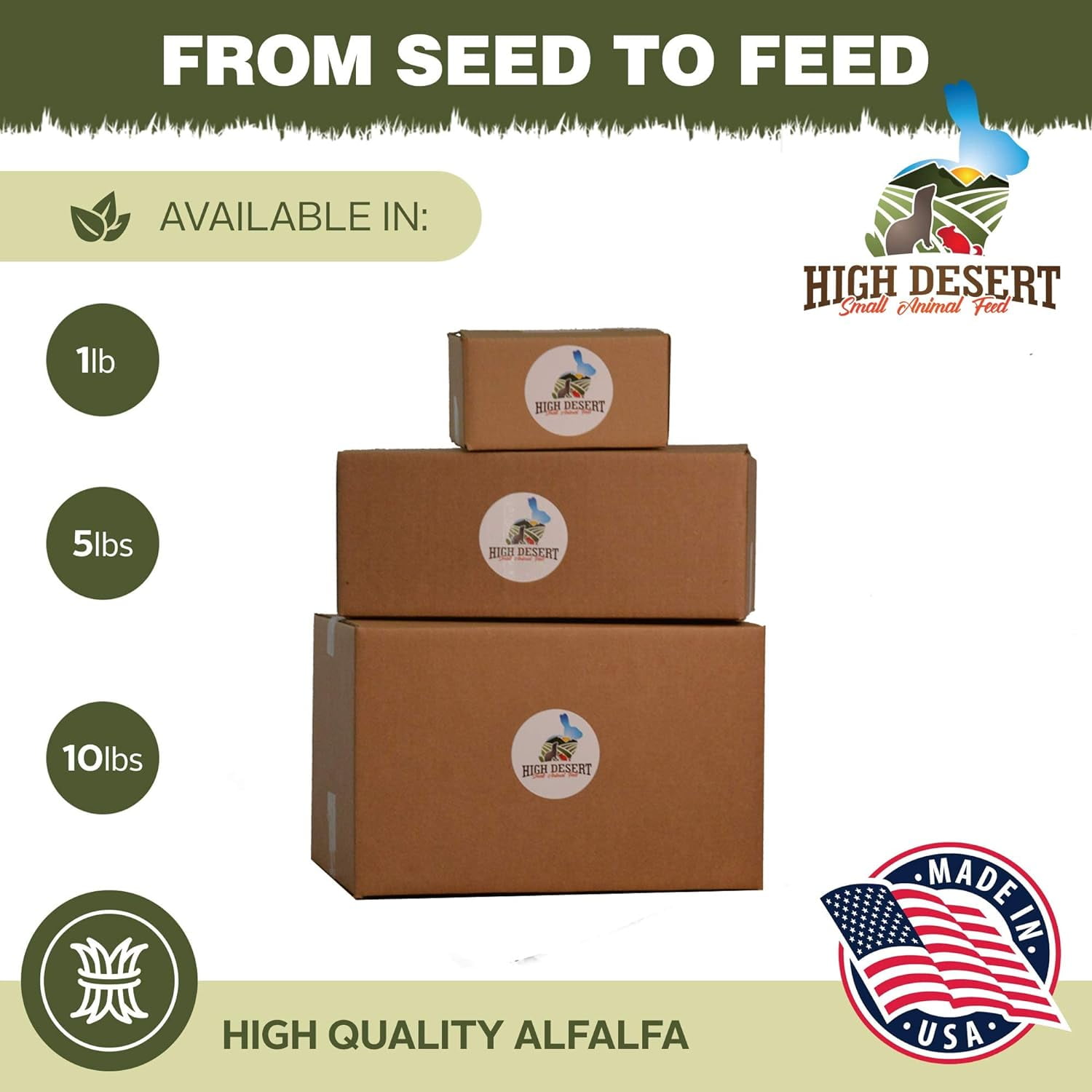  High Desert Alfalfa Hay - Dried Natural Alfalfa Hay