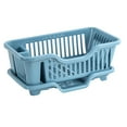 thumbnail image 4 of Dish Storage Rack Multifunctional with Drain Tray Utensil Dish Strainers Organizer Rack Dish Rack and Drainaboard Set for Kitchen, 4 of 8