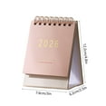 thumbnail image 3 of Kraoden 2026 Solid Color Small Desk Calendar, Compact Foldable Design, Sturdy Paper Construction, Full Year Monthly Planner, Ideal for Home and Office Desk Use, 3 of 6