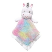 Baby Starters 14 inch Unicorn Rainbow Snuggle Blanket