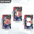 thumbnail image 7 of Yayeee Blank Wall Plate Cover 1-Gang 4.5"x2.7" Home Unused Decorative Outlet, Vibrant Pink Floral Pattern, 7 of 7