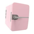 thumbnail image 2 of veasfak 6L Mini Fridge 30W Single Door Beverage Refrigerator for Small Place Car Rvs Pink, 2 of 9